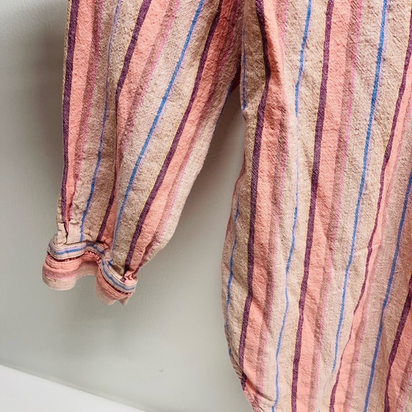 Maeve by Anthropologie womens top size XL striped blouse - Picture 4 of 8